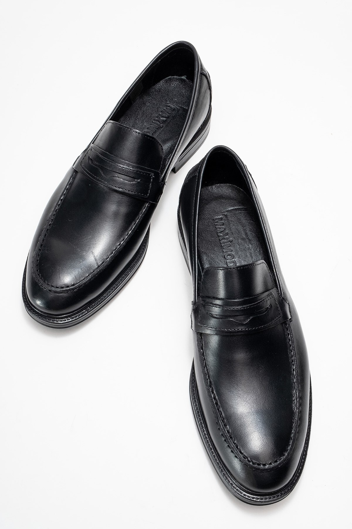 depderi  %100 Hakiki Deri, İç Dış Deri, Bağcıksız, Erkek Deri Ayakkabı - Görsel 5