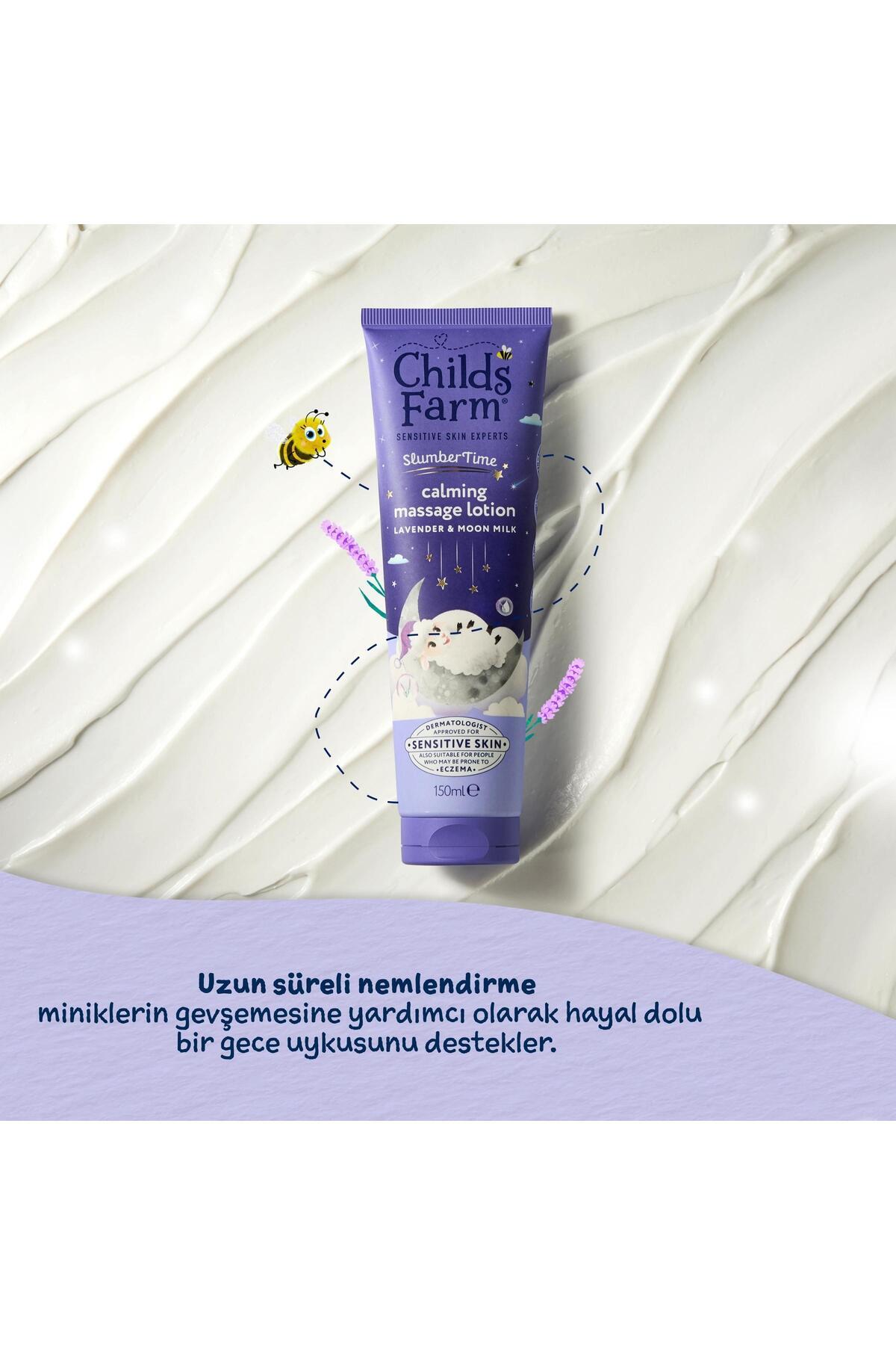 Childs Farm Uyku Zamanı Rahatlatıcı Masaj Losyonu – Lavanta & Ay Işığı Sütü 150 ml fotoğrafı 4 (önizleme)