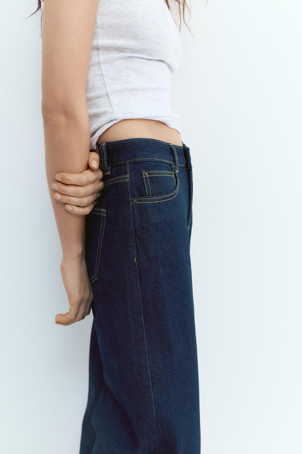 Pull & Bear  Geniş paça jean - Görsel 5