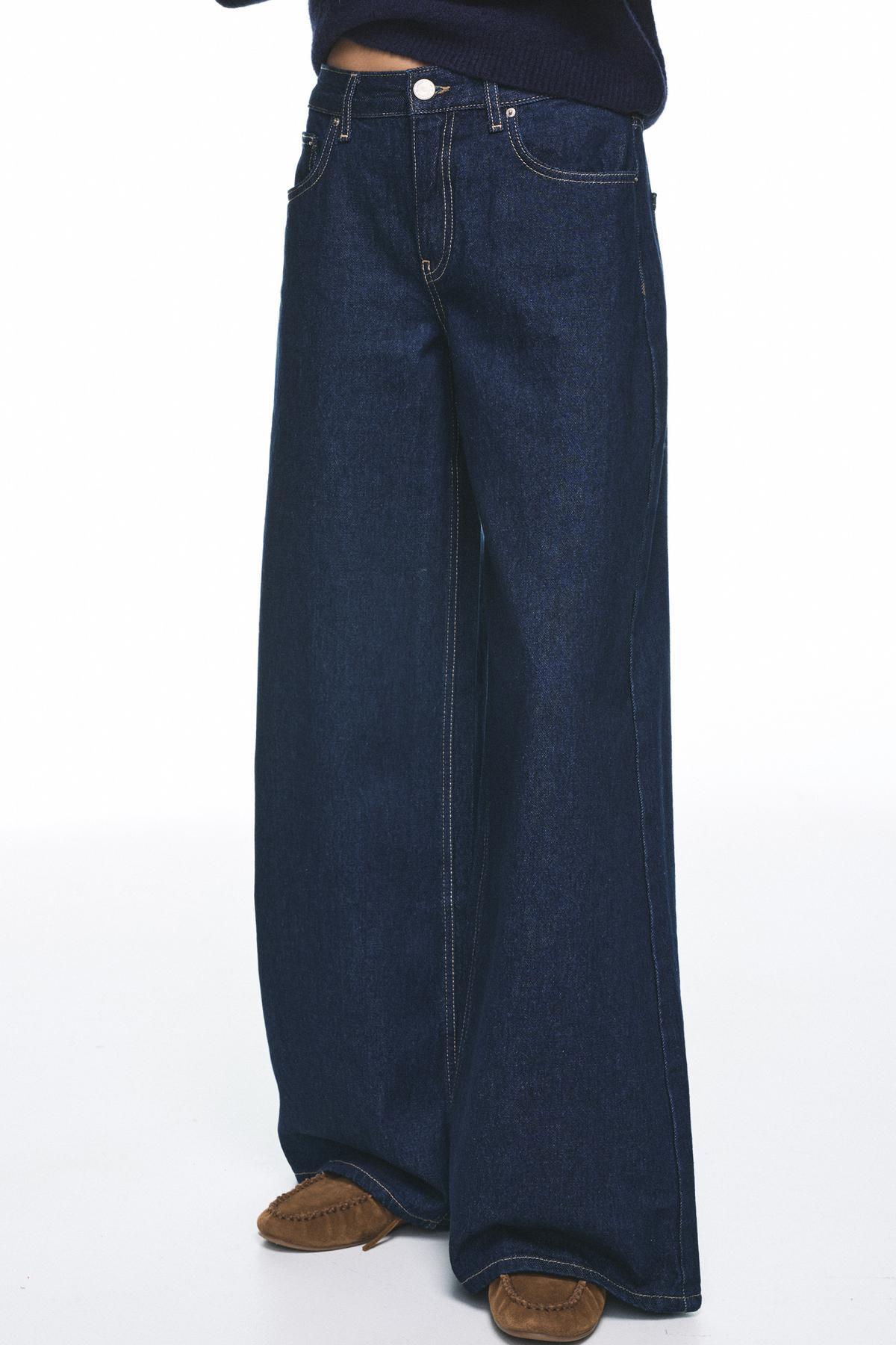 Pull & Bear  Geniş paça jean - Görsel 3