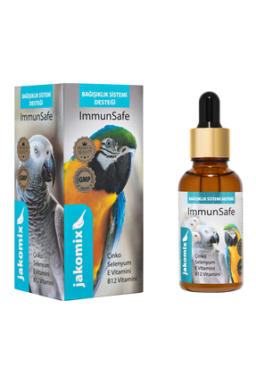 jakomix IMMUNSAFE VİTAMİN BAĞIŞIKLIK SİSTEMİ DESTEĞİ PAPAĞAN VE KAFES KUŞLARI...