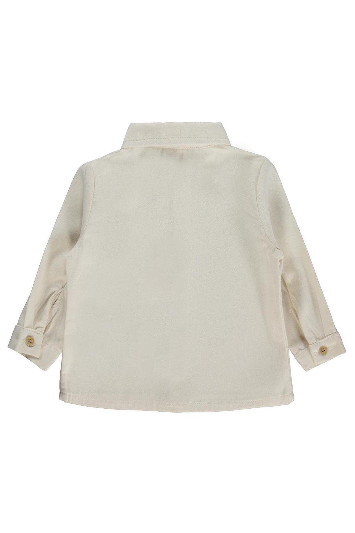 Civil Baby Basic Cepli 6-18 Ay Gömlek - Ekru 9-12 Ay fotoğrafı 2 (önizleme)