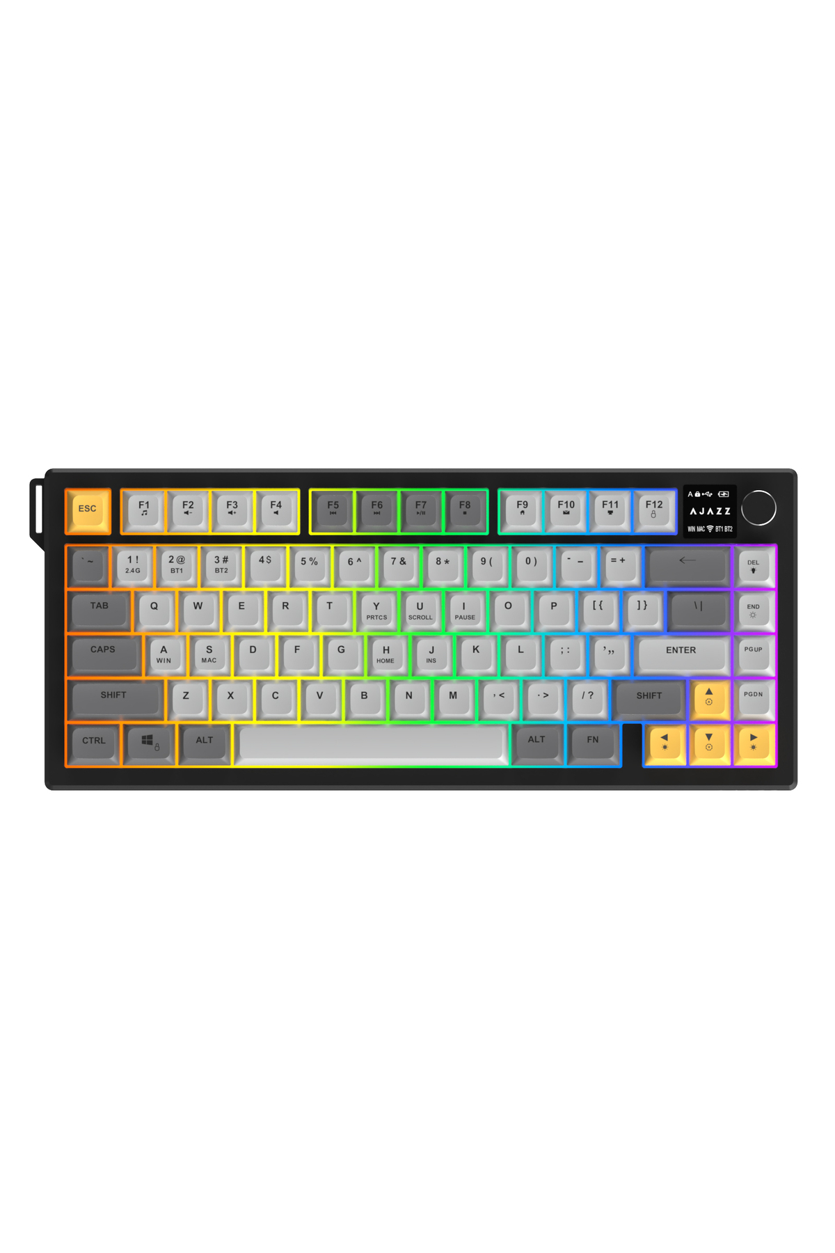 Coverzone AJAZZ AF82 75% Membran Gaming Klavye 3 Mod RGB 4000mAh