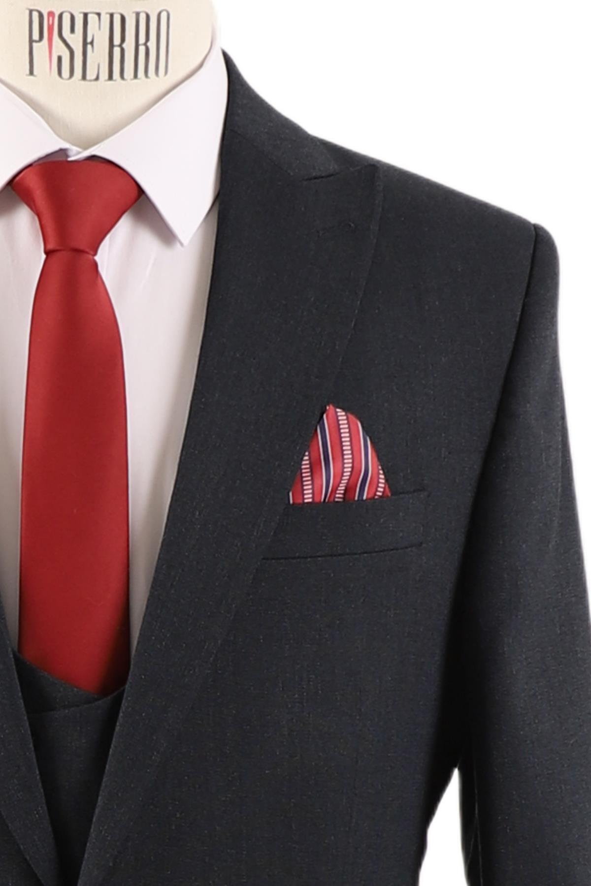 BRUEGEL Yelekli Takım Elbise Erkek Slim Fit görsel 5