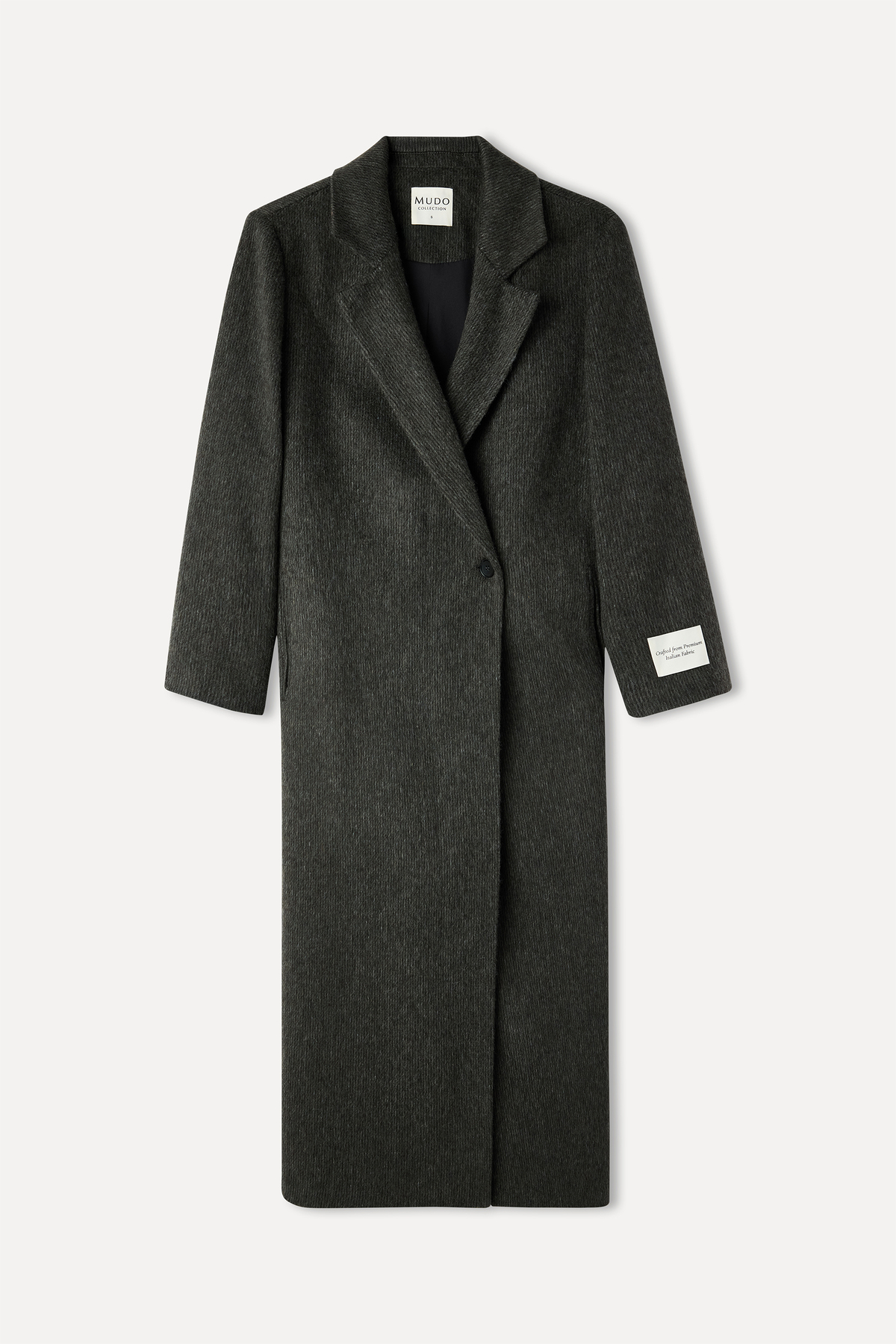 Mudo  YÜN KARIŞIMLI UZUN PALTO