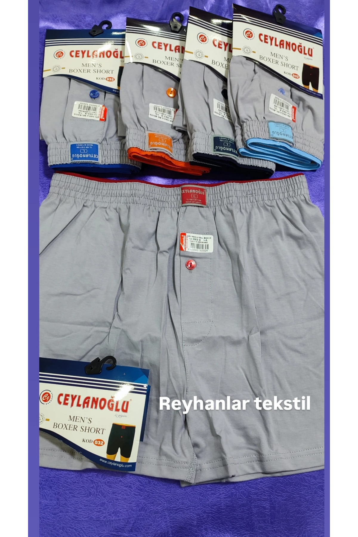 مجموعة من قطن قطع للرجال صديقة للبيئة، 100% قطن مم...