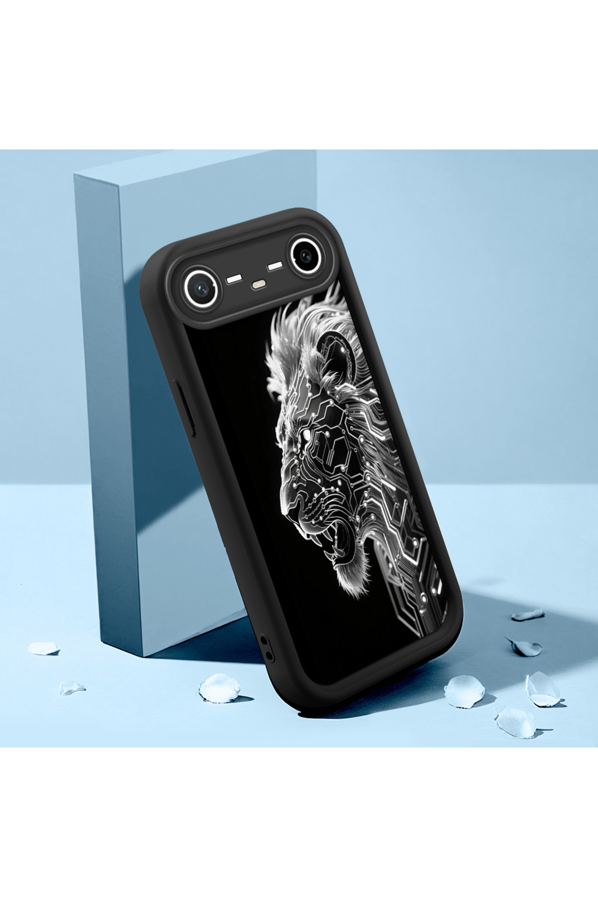Tecno Spark Slim 5G Compatible Case Slim Soft Silicone Phone Case Lion Pattern