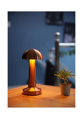 Cata CT-8430 Bakır Renk Dokunmatik 3 Renk Şarjlı Masa Lambası