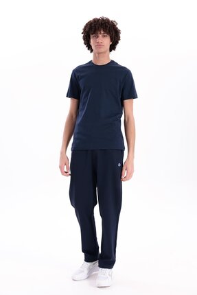 PİERO PERLA Interlok Compact Tona Ton EVA Nakışlı Bisiklet Yaka Slim Fit Erke...