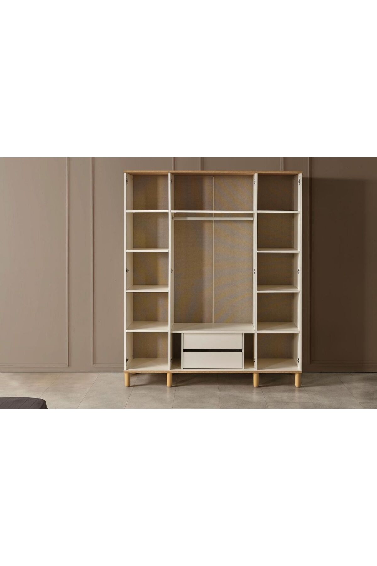 Doressa Home Bohem 4 Kapılı Gardırop fotoğrafı 2 (önizleme)
