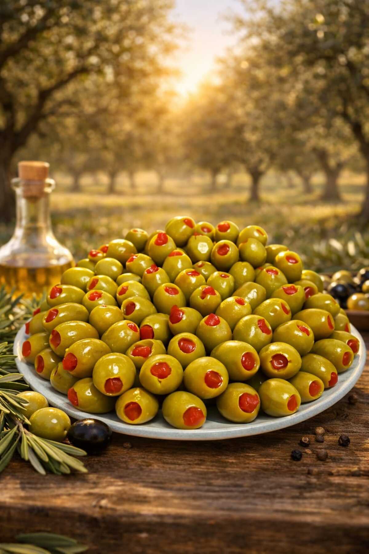 ALTINAL GIDA Biberli Yeşil Zeytin (900GR) - Fiyatı, Yorumları