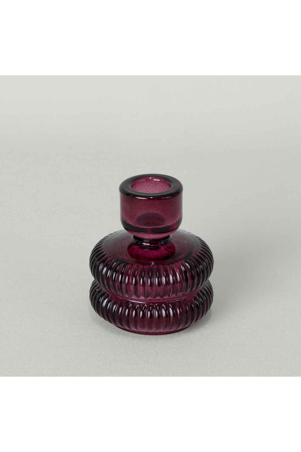 Agile Candle Holder 8x9 cm Claret Red