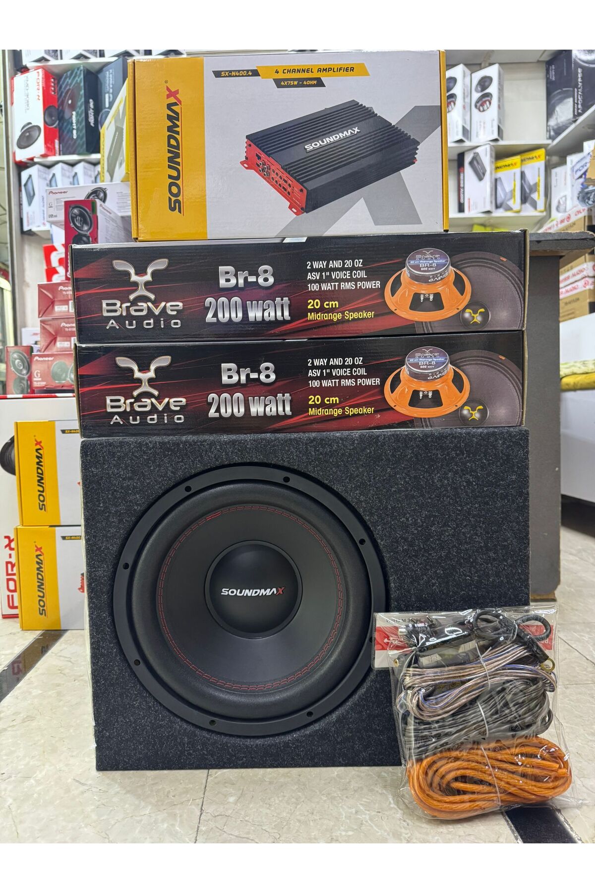 REISS AUDIO Takım Set 30cm Bass Brava 20 Cm Iki Takım Midrange
