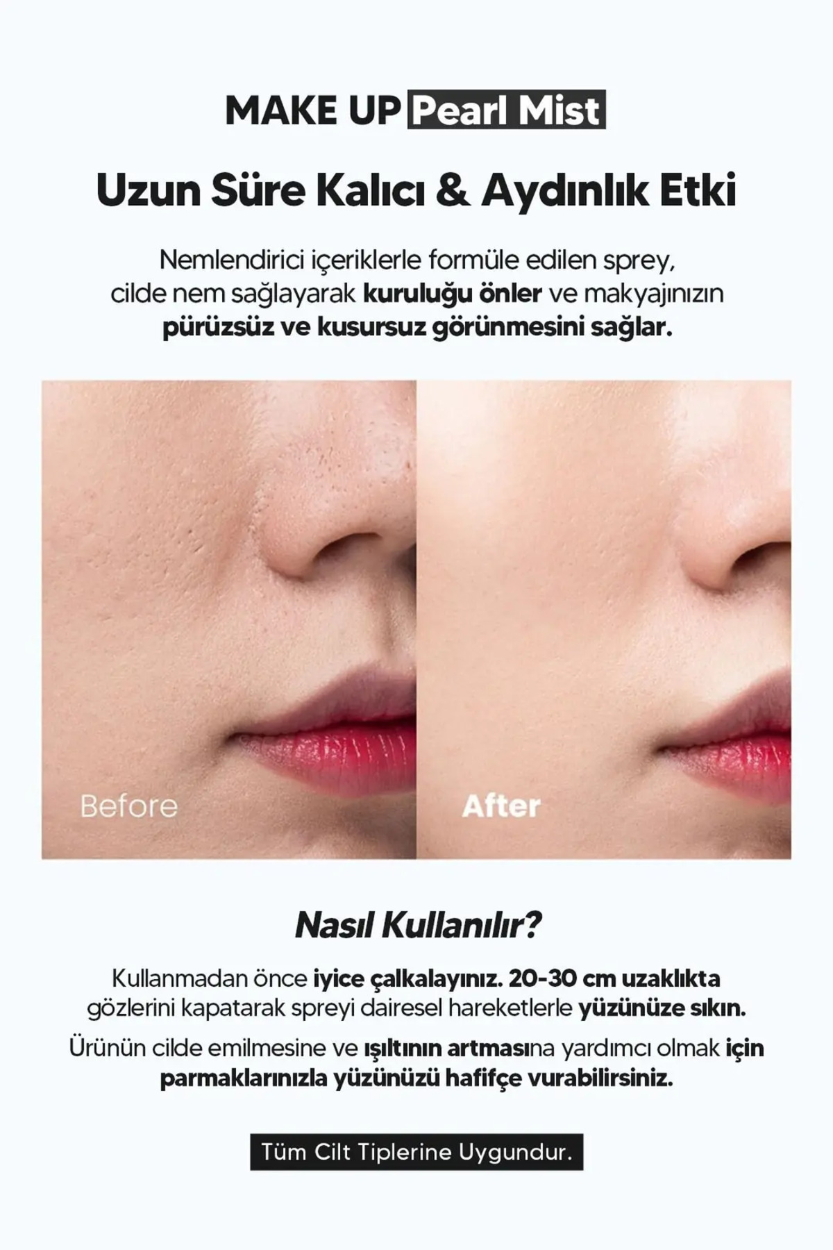 اسپری فیکس کننده آرایش میکاپ پرل میست ۱۵۰ میلی لیتر — jeju42 — تصویر 4 از 6