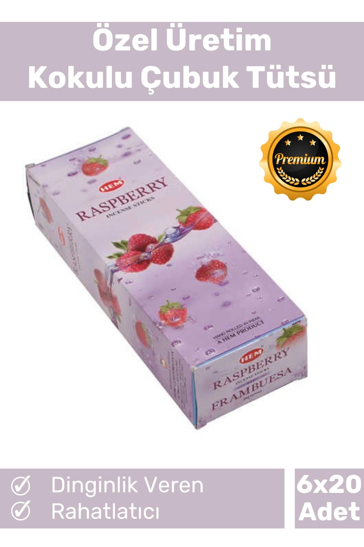 Scented Stick Incense 6 x 20 pieces