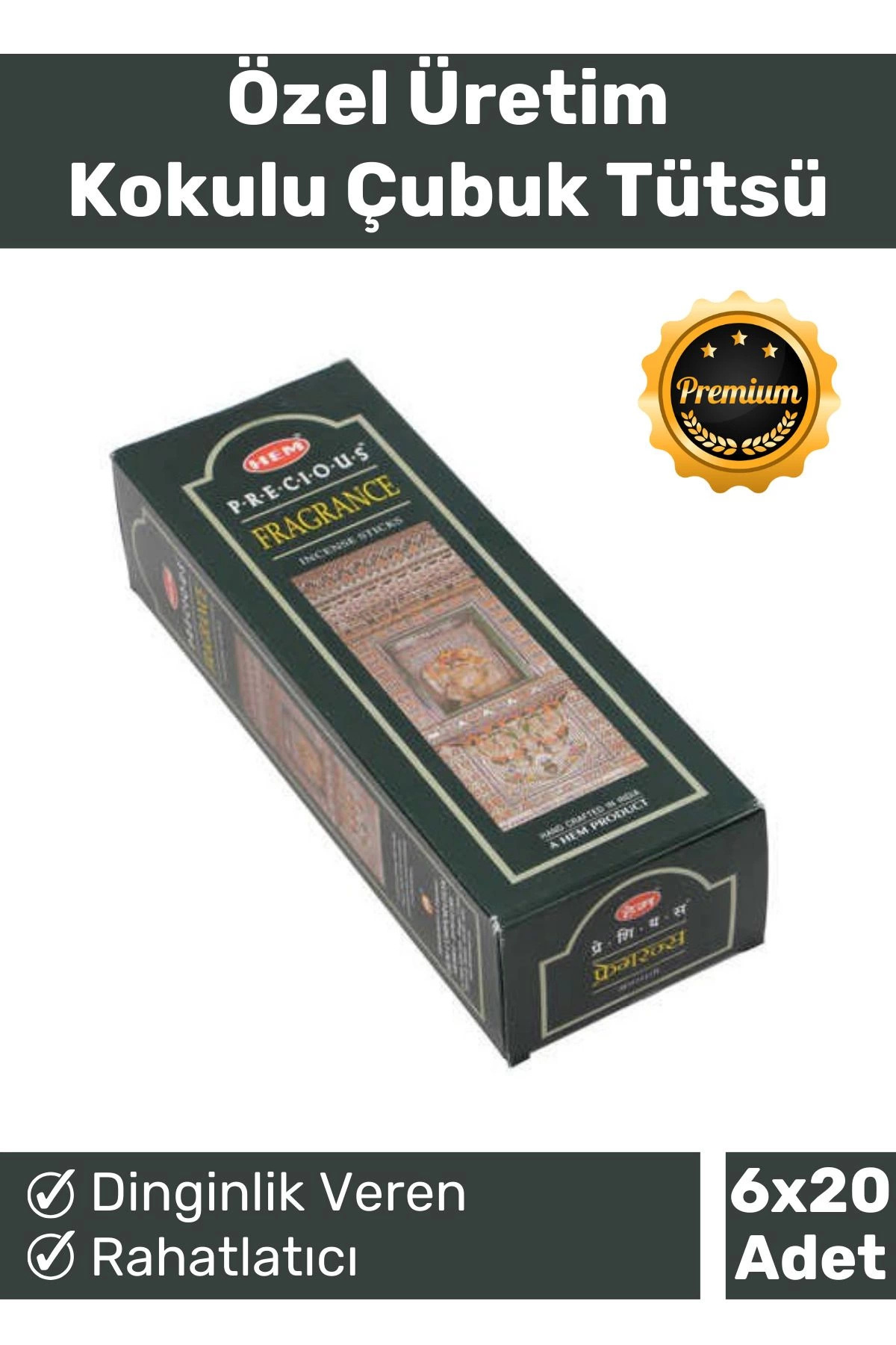 Special Production Calming Meditation Chakra Energy Relaxing Scented Stick Incense 6 x 20 Pieces