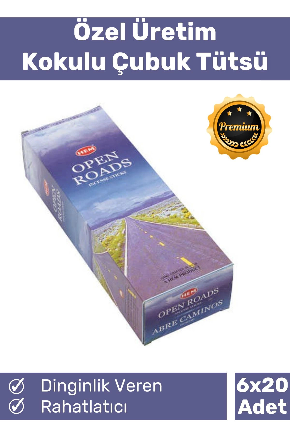 Special Production Calming Meditation Chakra Energy Relaxing Scented Stick Incense 6 x 20 Pieces