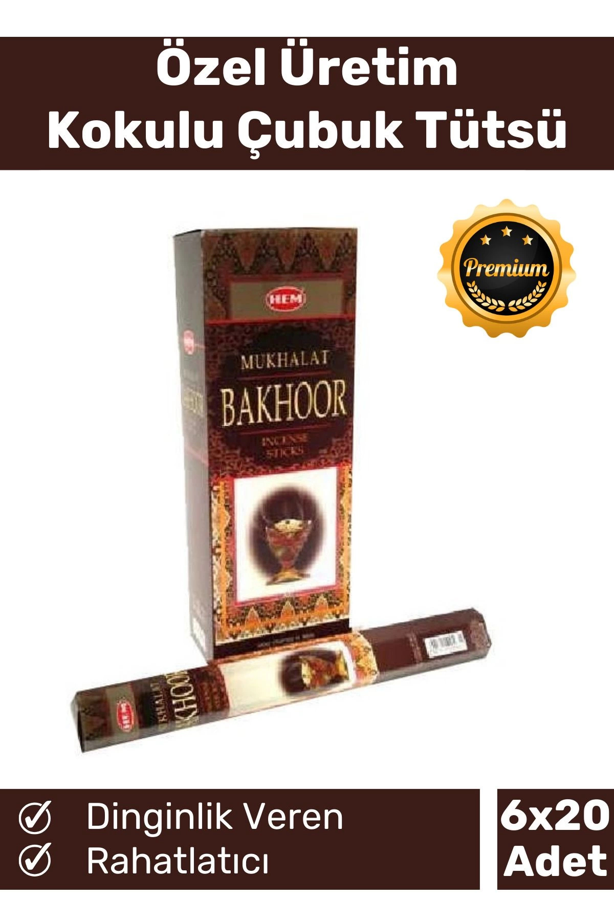 Scented Stick Incense 6 x 20 pieces