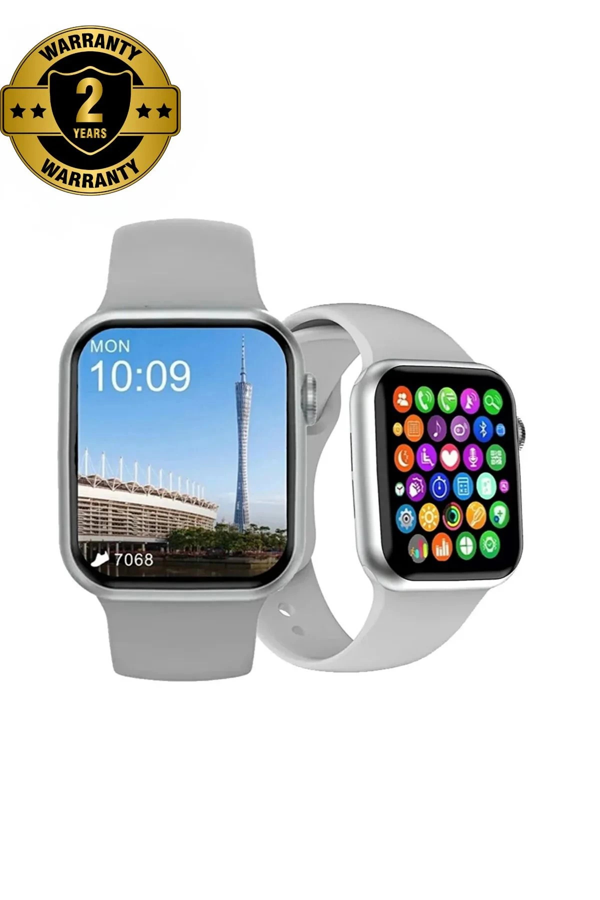 Carlburn Su Geçirmez 45mm Simli Watch 7 Ios Android Sağlık Spor Sensörlü Bluetooth Aramalı Alarm Akıllı Saat - Fiyatı, Yorumları