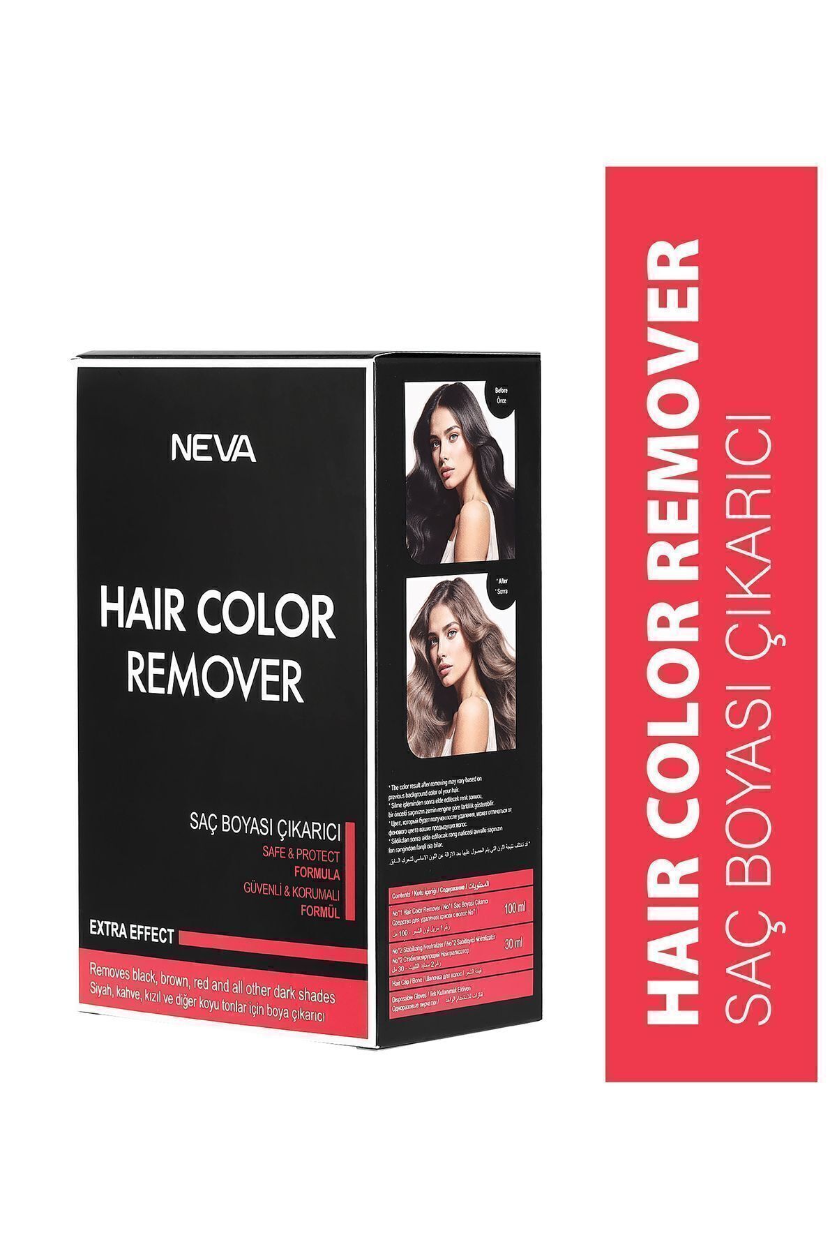 Neva HAIR COLOR REMOVER - Saç Boyası Çıkarıcı Set — 86986366137432