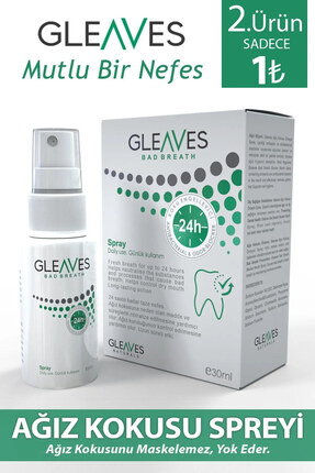 Gleaves Naturals Ağız Kokusu Önleyici Sprey, Ağız Kokusu Giderici Ağız Bakım ...
