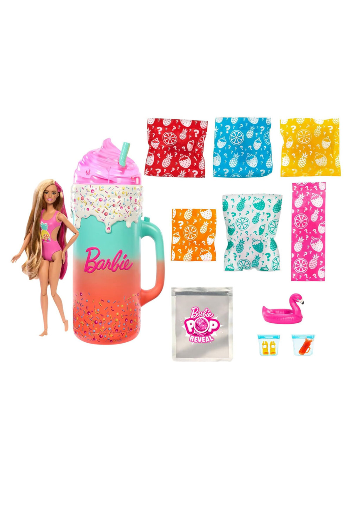 Barbie Pop Reveal Sürprizli Bardak Oyun Seti HRK57 fotoğrafı 2 (önizleme)