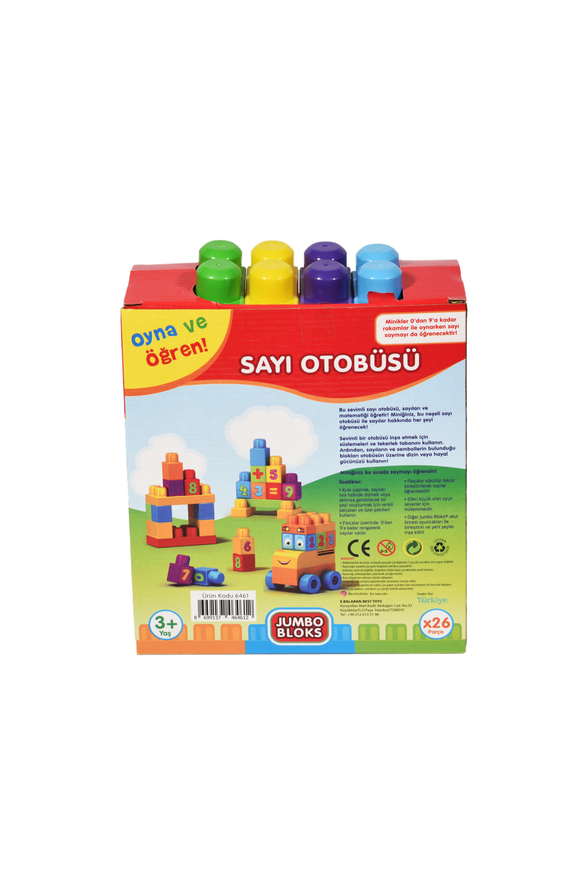 toysmilla Blok sayı otobüsü fotoğrafı 3 (önizleme)