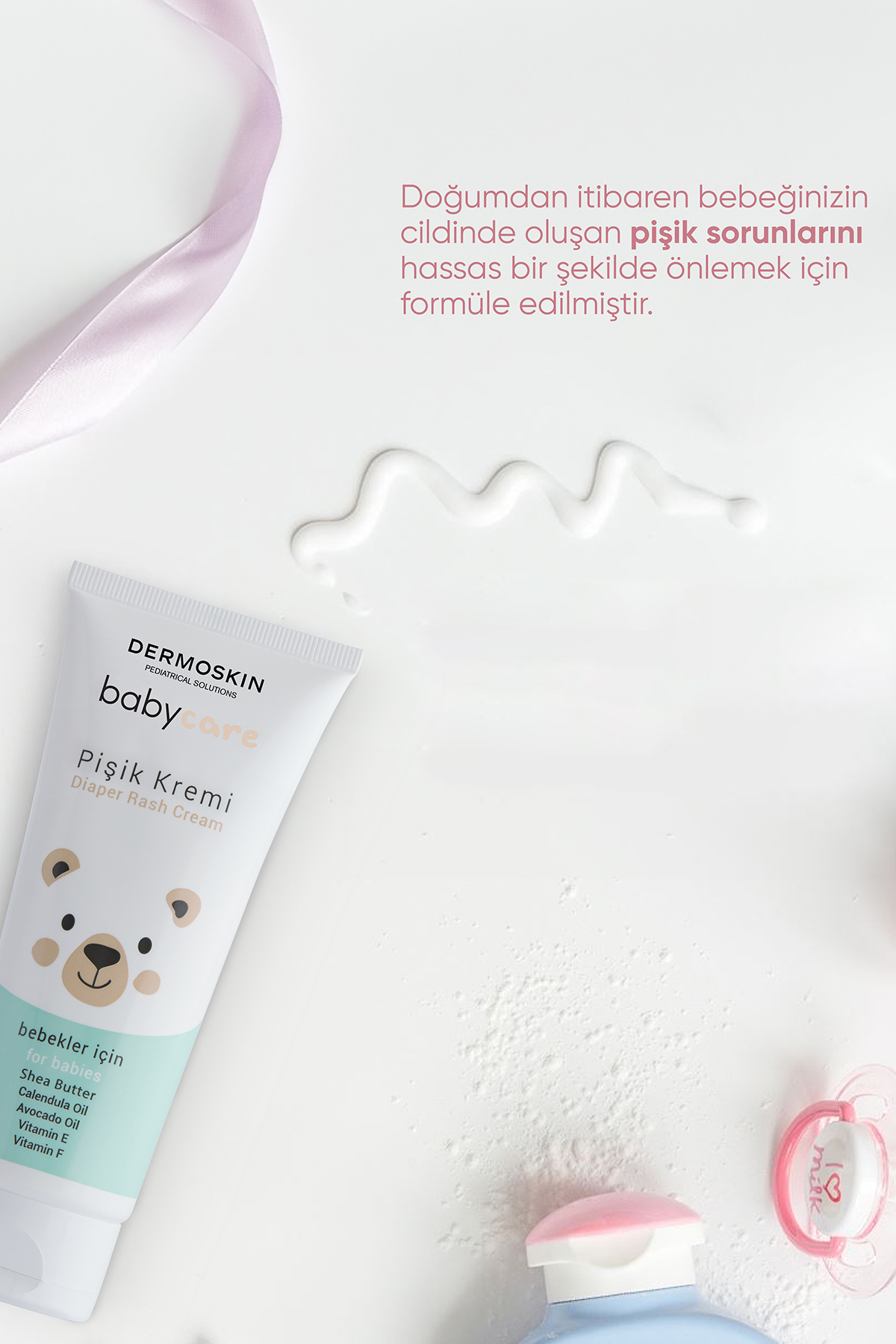 Dermoskin Babycare Bebek Pişik Kremi | Onarıcı | Pişik Önleyici | Nemlendirici Krem | 100 ml fotoğrafı 4 (önizleme)