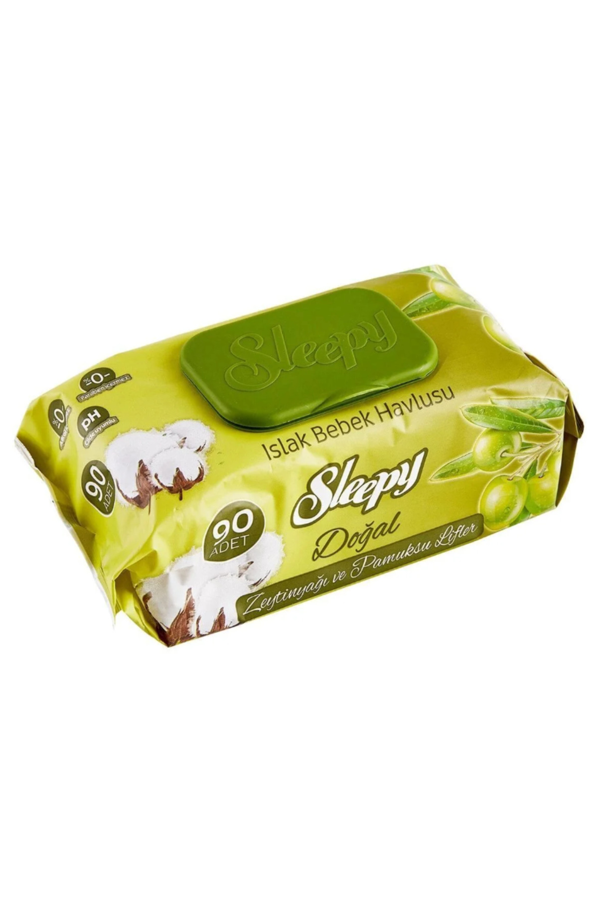 Sleepy Zeytinyağlı Islak Mendil 90'lı x24 Adet fotoğrafı 2 (önizleme)