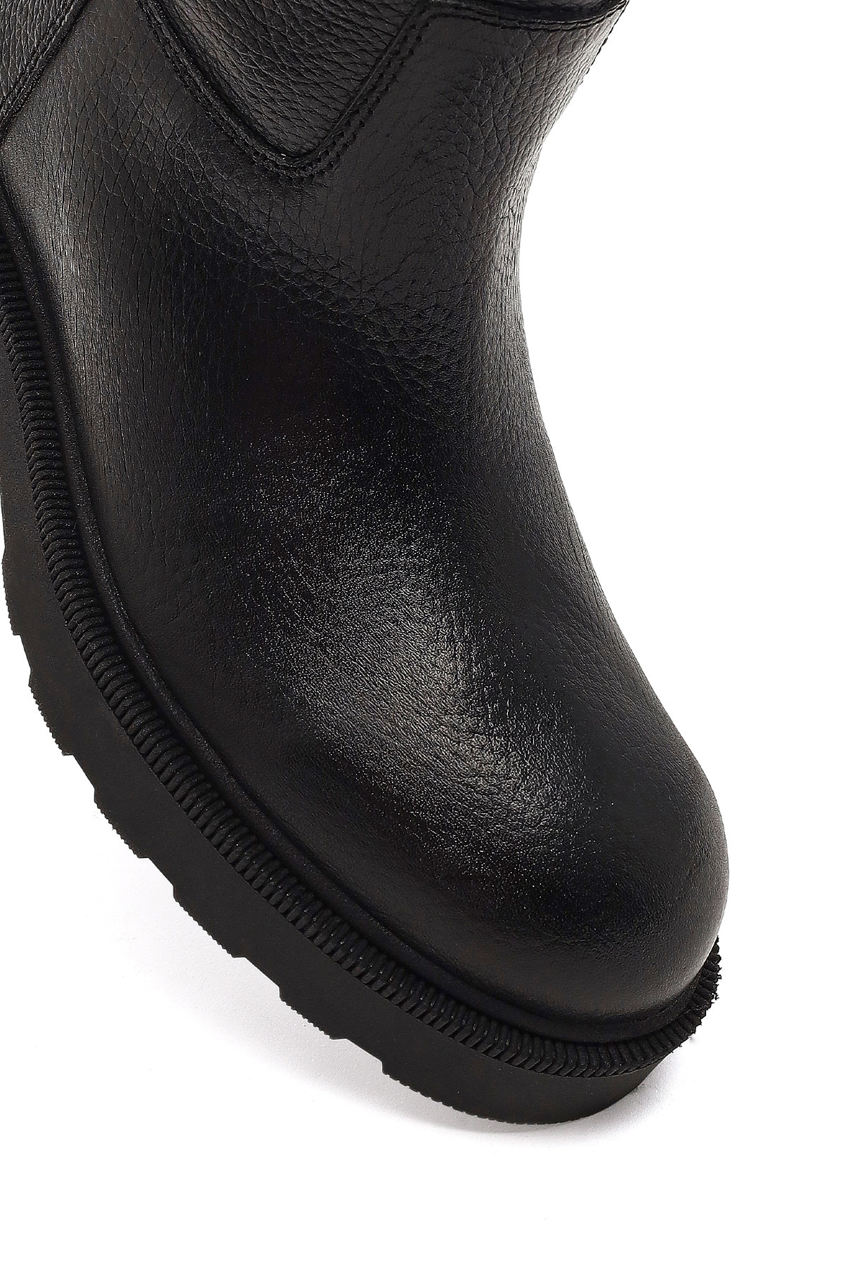 Derimod  Kadın Siyah Kalın Tabanlı Deri Çizme 25WFD1893FT - Görsel 8