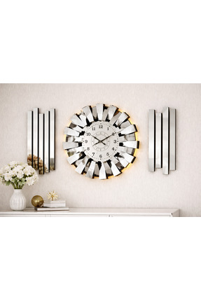 Pey Aksesuar Ayna Değildir Işıklı (LED) 3 Boyutlu Piyano Lüxs Model Aynalı Du...