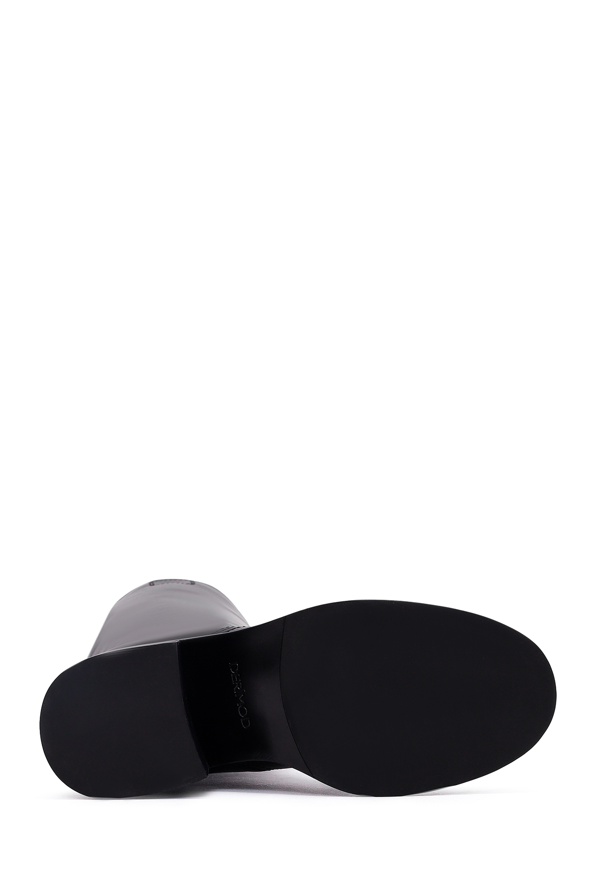 Derimod  Kadın Siyah Kalın Topuklu Deri Çizme 25WFD491618 - Görsel 5