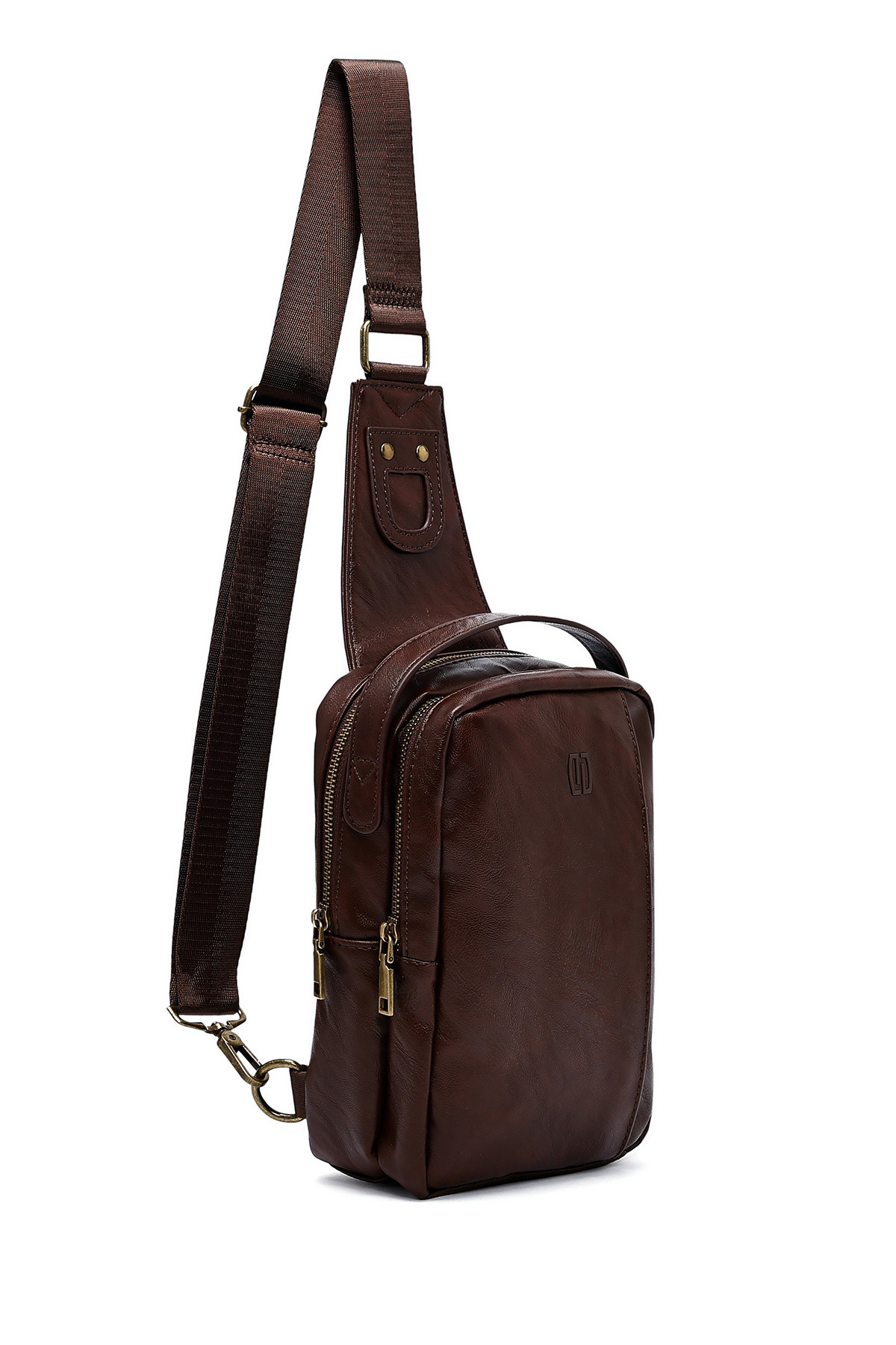 Derimod  Erkek Kahverengi Mini Çapraz Çanta 25SBD300018 - Görsel 4