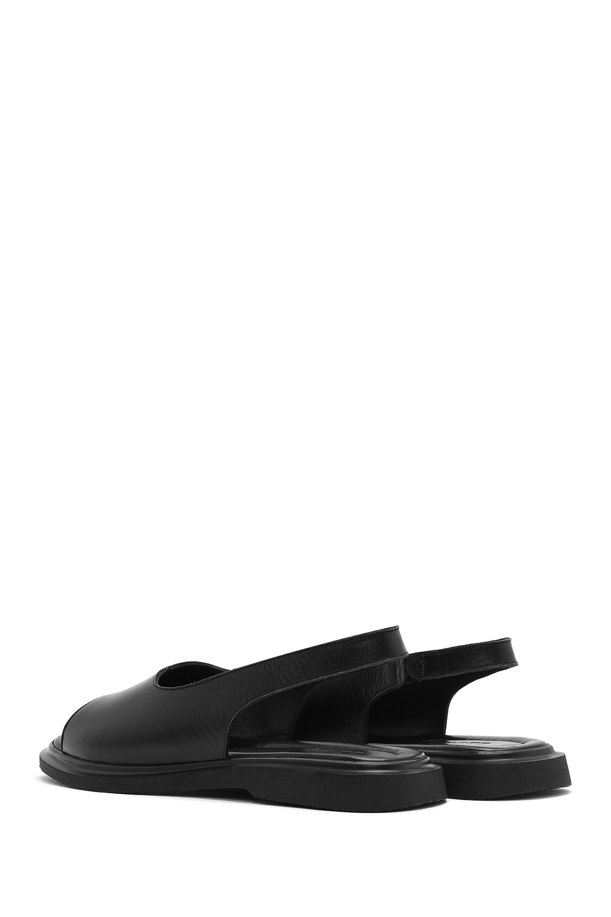 Derimod  Kadın Siyah Hakiki Hakiki Deri Sandalet 25SFD363218 - Görsel 5