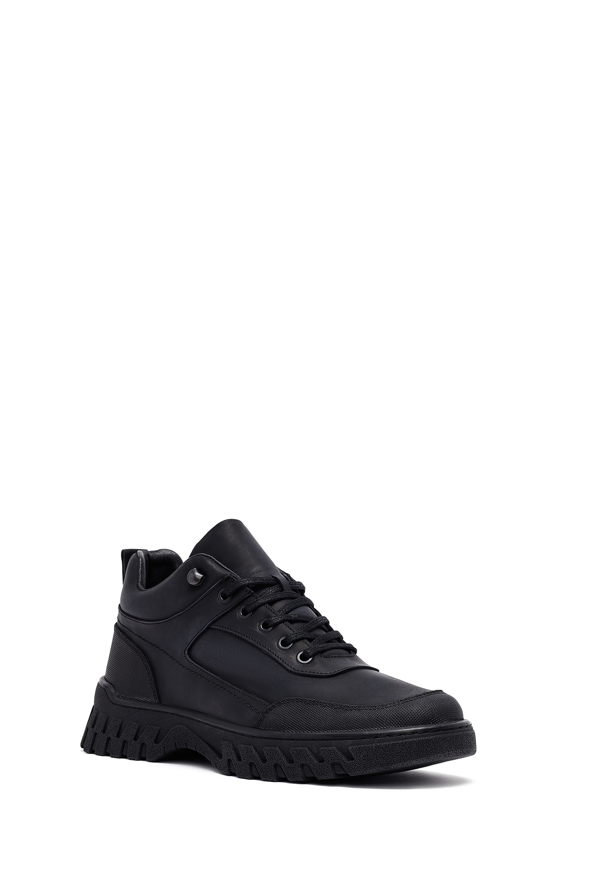 Derimod  Erkek Siyah Bağcıklı Deri Casual Bot 25WFD6610V3 - Görsel 8