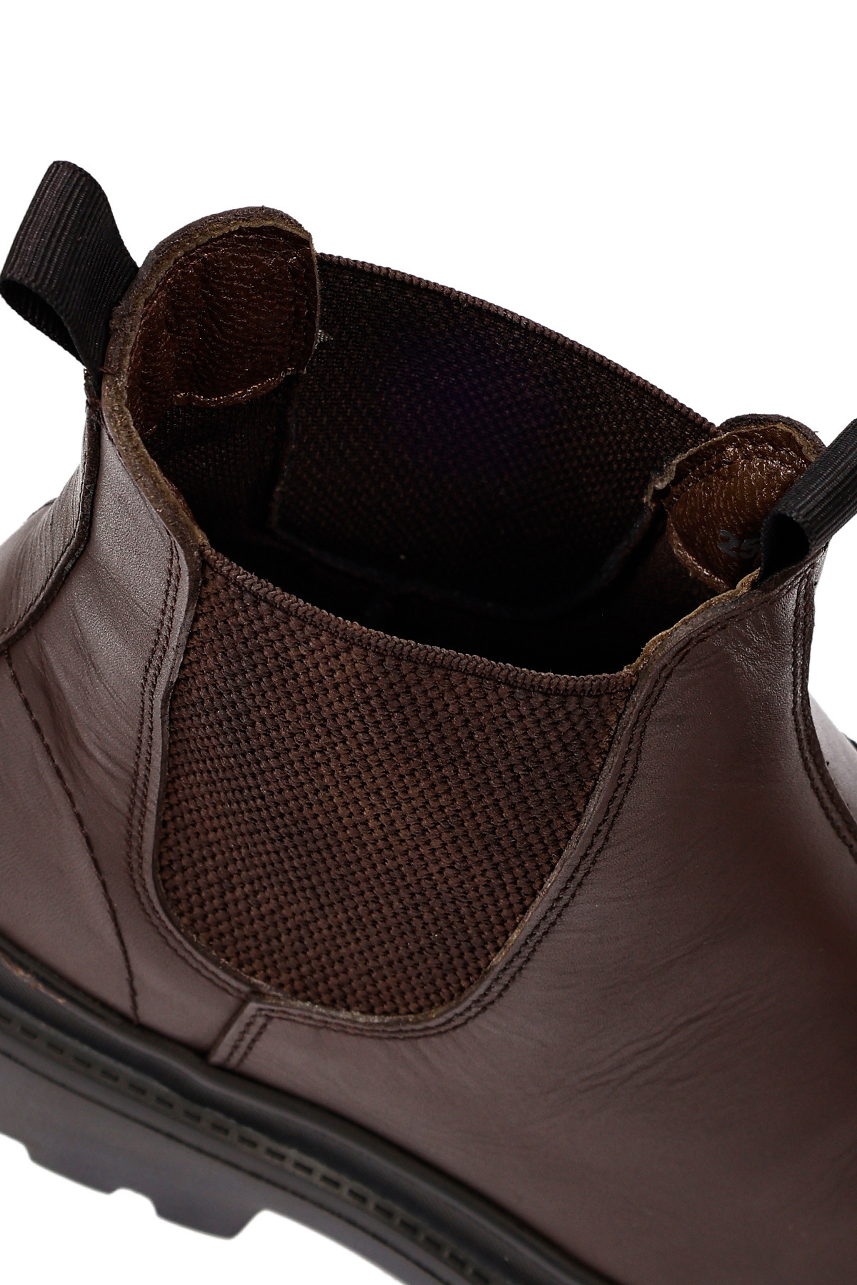 Derimod  Erkek Kahverengi Deri Casual Chelsea Bot 25WFD680718 - Görsel 7