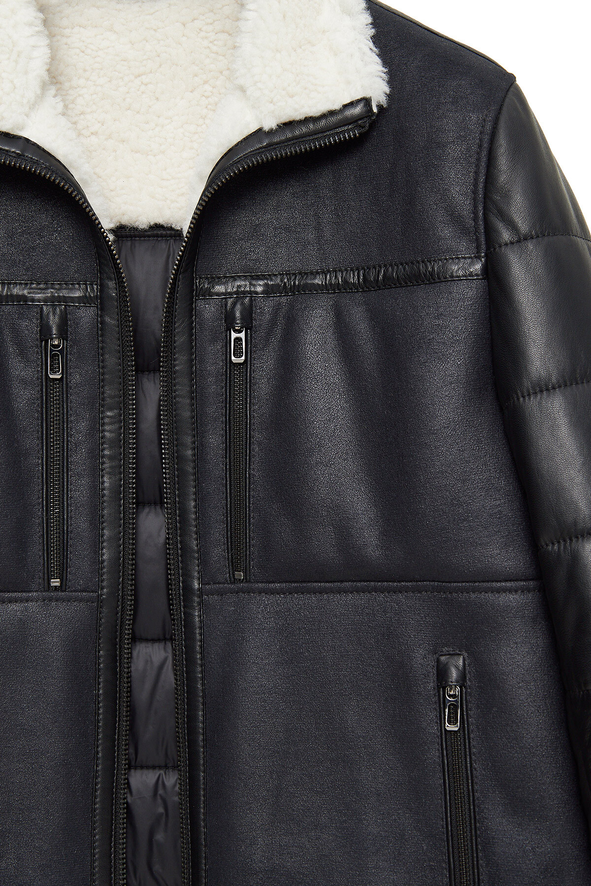 Derimod  Zermatt Erkek Siyah Teddy Mont 24WGD6556FF - Görsel 7