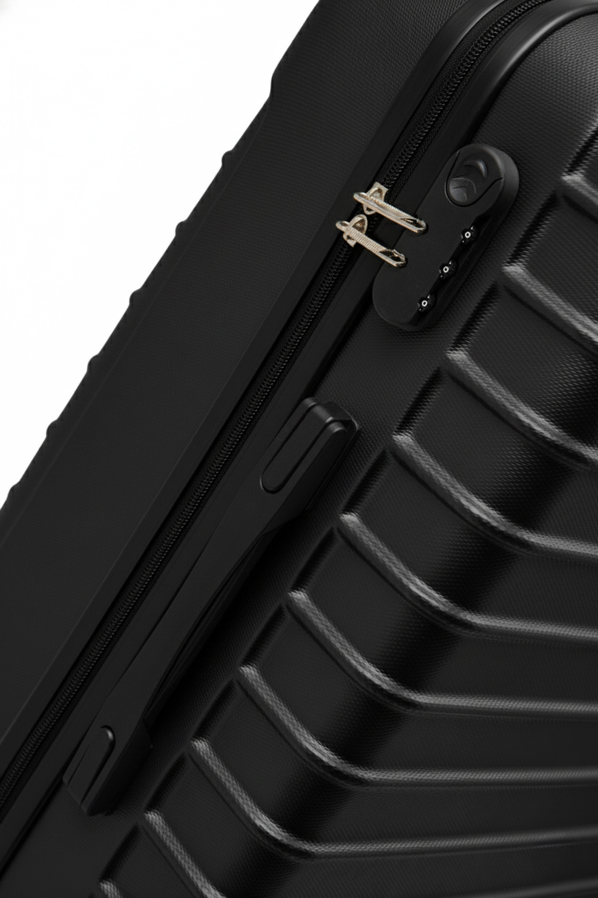 louisiana polo  Büyük Boy Valiz 4x2 Teker Siyah-Siyah 1168 - Görsel 7