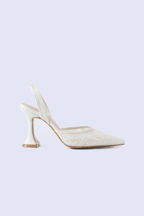 Tacchi Dora Dantelli Gelin Ayakkabısı