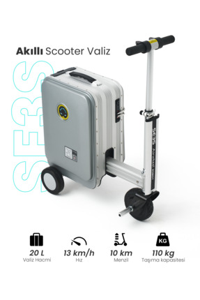 Airwheel SE3S Elektrikli Binilebilir Scooter Valiz