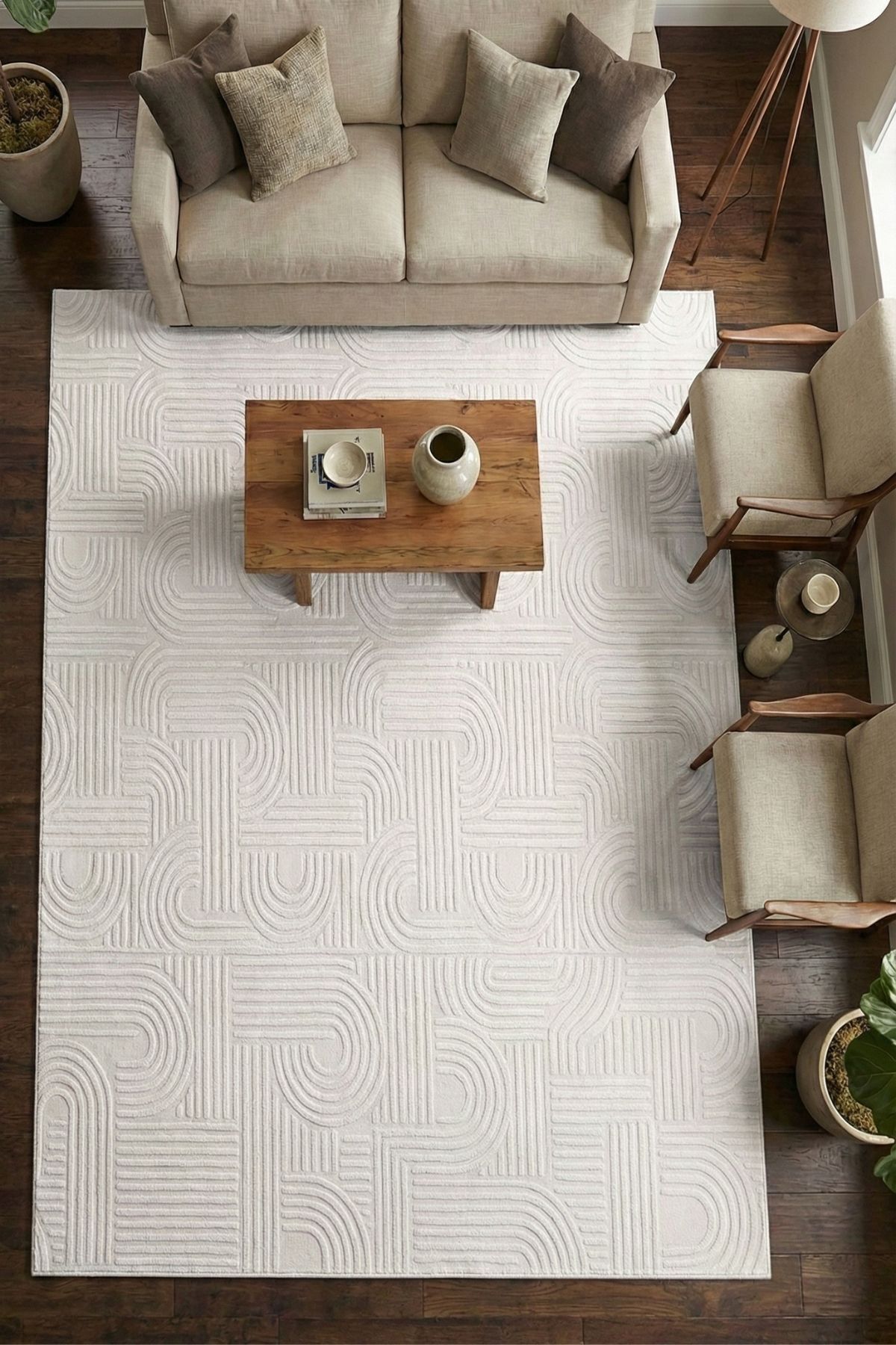 Lexus Fog Color Premium Carpet & Runner | Custom Anti-Slip Base • Washable • Dustproof • Modern