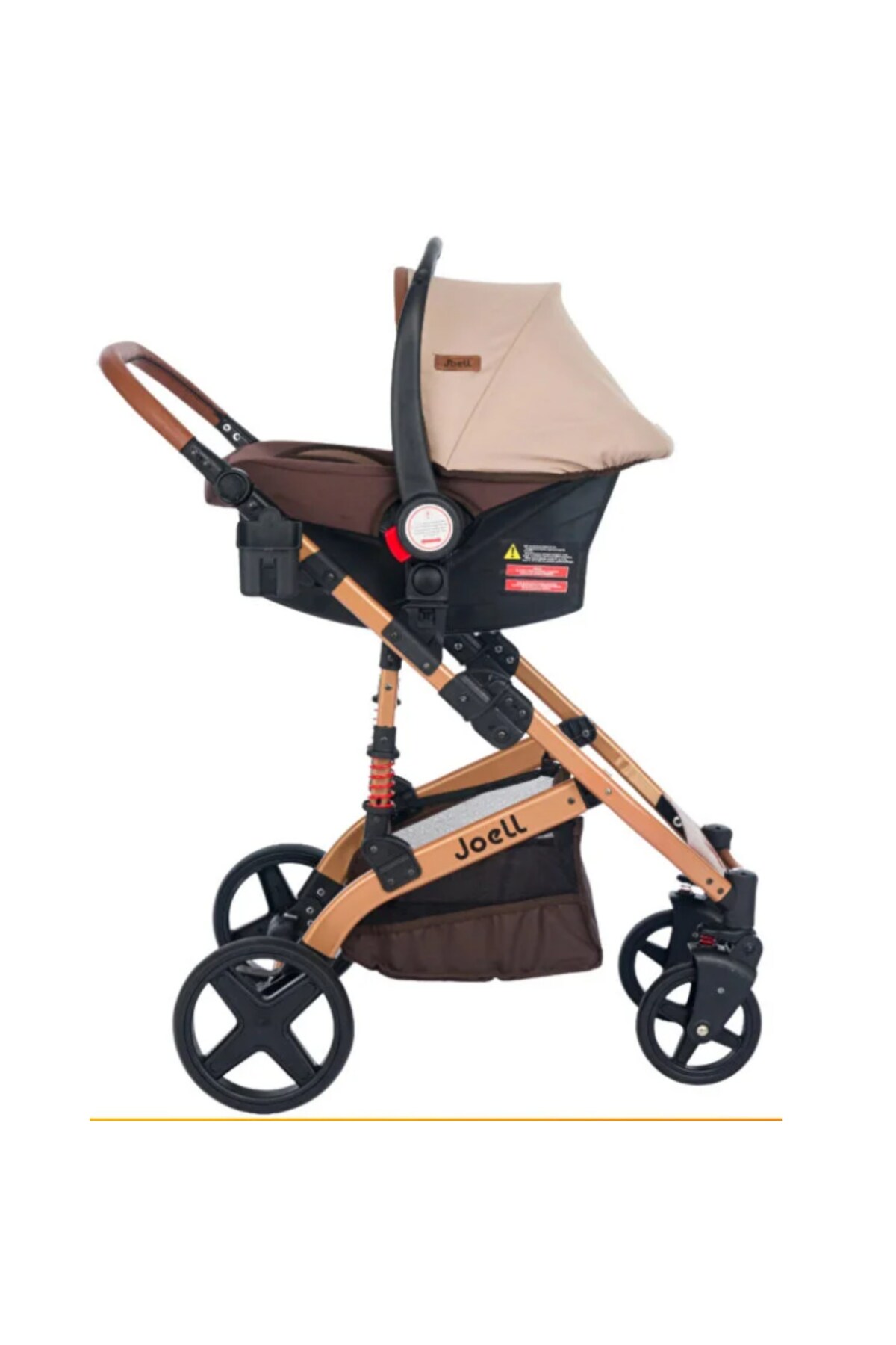 4 Baby Moda Bebekler Yeni Nesil Comfort Gold Travel Sistem Bebek Arabası Pusetli fotoğrafı 6 (önizleme)