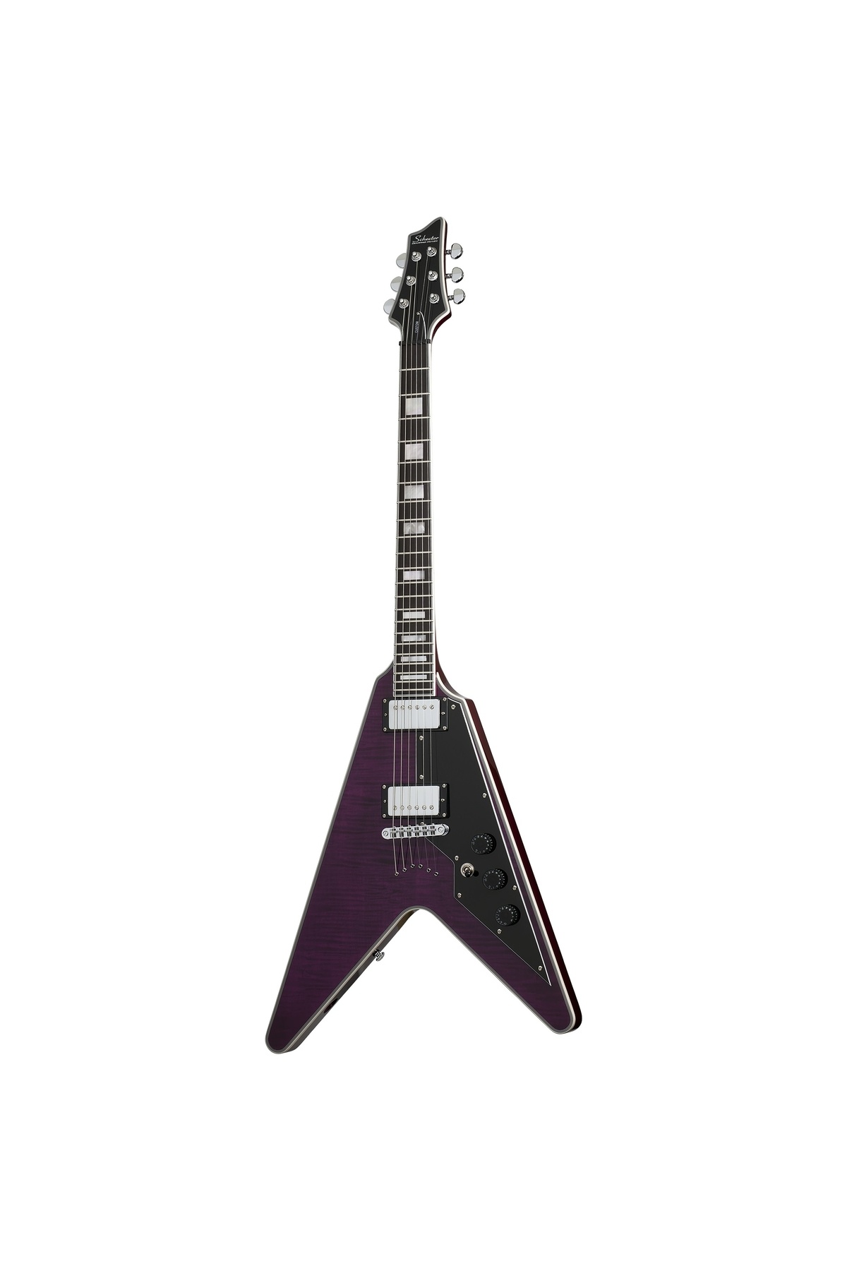 Schecter V-1 Custom Elektro Gitar (Trans Purple) - Fiyatı, Yorumları