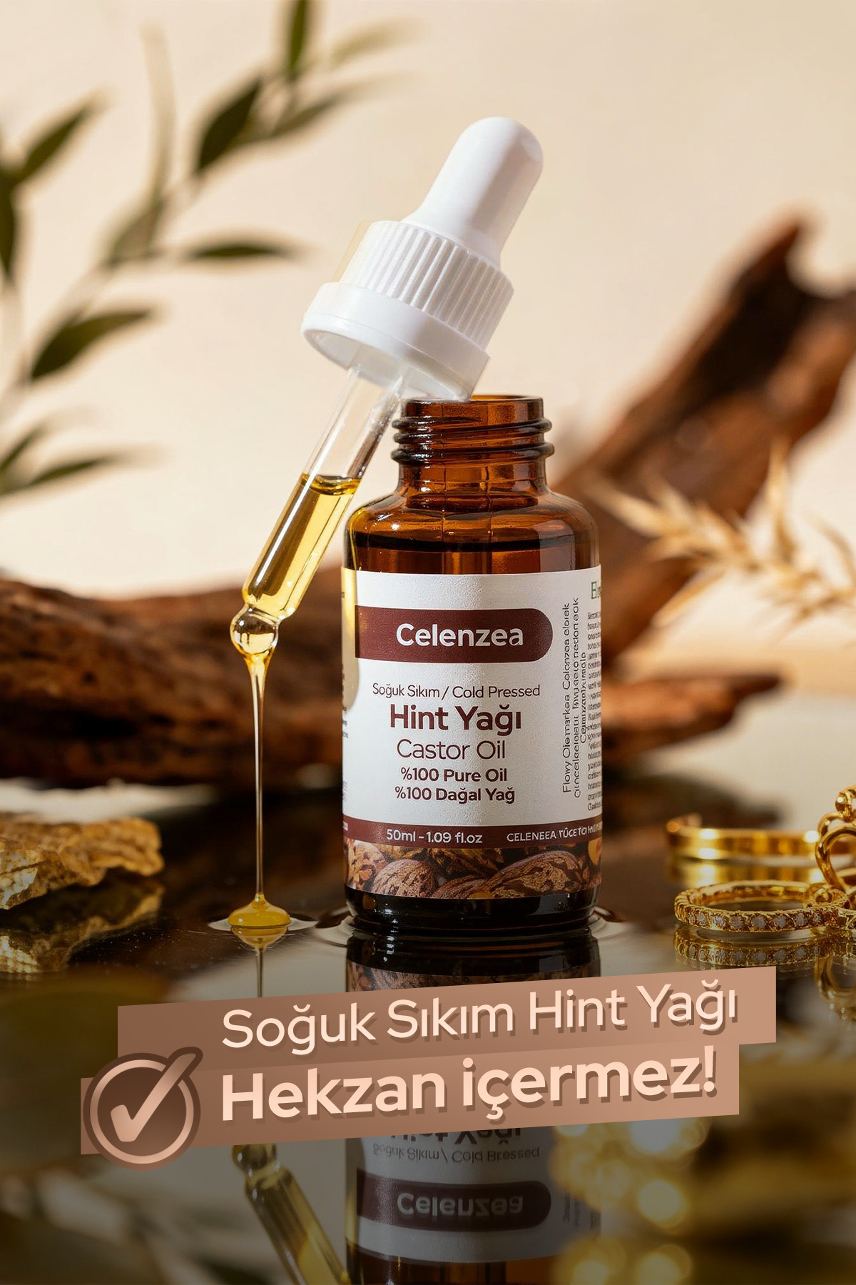 روغن کرچک پرس سرد ۱۰۰٪ خالص، مراقبت از ابرو، مژه و مو و روغن کرچک مرطوب کننده پوست ۵۰ میلی لیتر — TYC00547684258 — تصویر 3 از 6