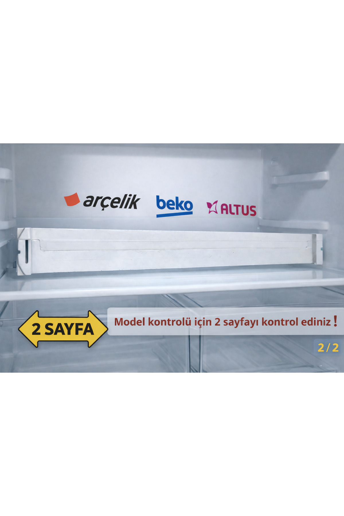 Beko BekoOem - Buzdolabı Sebzelik Orta Ray - 4859830100 - Fiyatı
