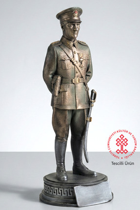 AF SANART Atatürk Üniformalı Dekoratif biblo Heykel