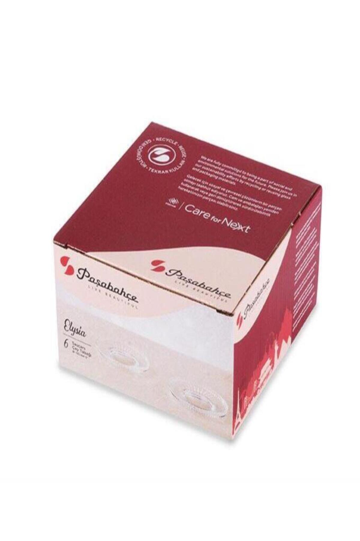 سرویس چای خوری 6 عددی الیزیا 13 سانتی‌متر اورجینال. بسته‌بندی پاشاباغچه.