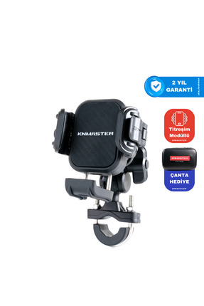 Knmaster TT-870 Titreşim Önleyicili Motosiklet Telefon Tutucu
