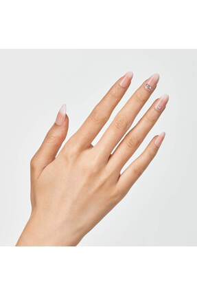 Impress Kendinden Yapışkanlı Takma Tırnak Uzun Ombre Taşlı
