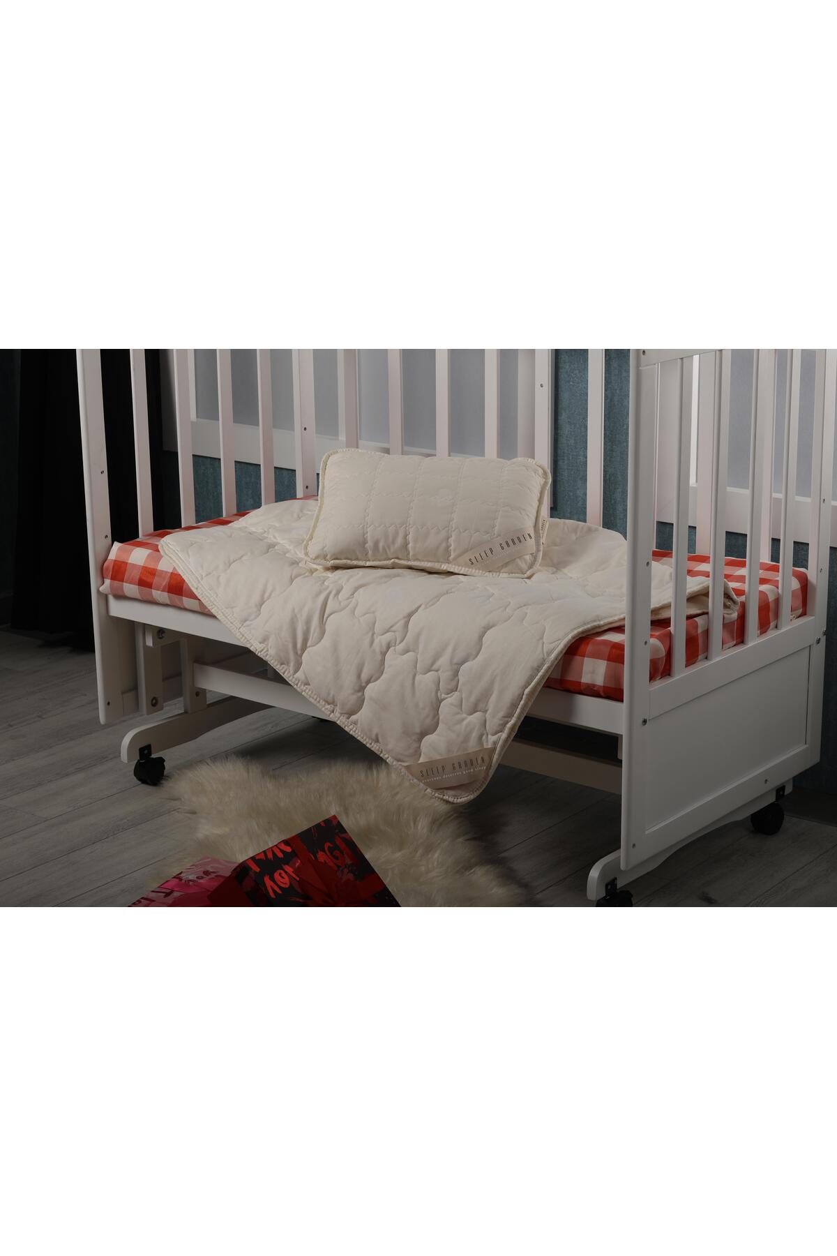 Sleep Garden %100 Yün Bebek Yorgan 95x145 cm Tela Çantalı fotoğrafı 5 (önizleme)